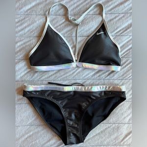 NWOT!! Nike Swim Bikini Iridescent Flash! Large! Retail $100!!!